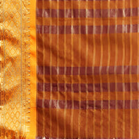Zoomed-in checkered pattern on cotton-silk