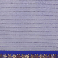 Studio close-up showing texture and vibrant blue sheen