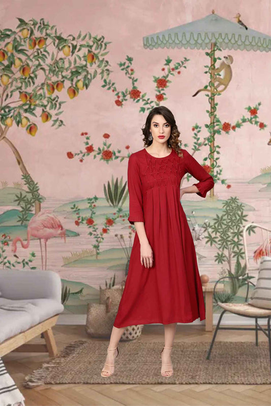 Front view: Sleeves catching last light