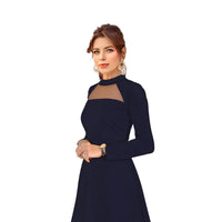Neckline detail with clarity – focused and refined