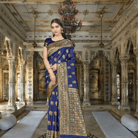 Saree draped under 