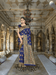 Saree draped under 