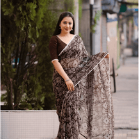 Saree in moody reading nook lighting