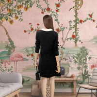 Back view of the dress – minimalistic elegance