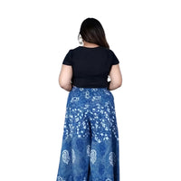 Back waistline and fall pattern on plain backdrop