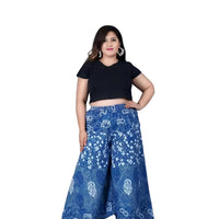  Isolated front image of sky-blue ethnic palazzo