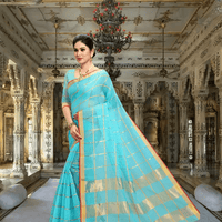 Back view with saree caught mid-motion like a gentle breeze