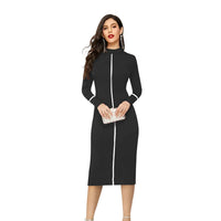 Front pose on white studio without background