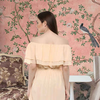 Rear angle showing the rebellion of seams