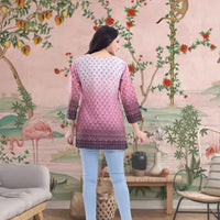 Back detail showing print like fading underworld blooms