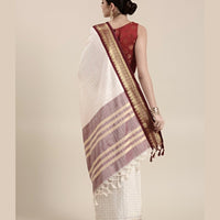  Studio back shot highlighting pallu fall and color balance