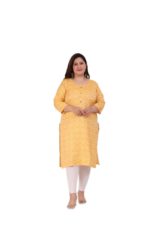 Front angle focusing on the bright yellow hue and sleek fit 🌞