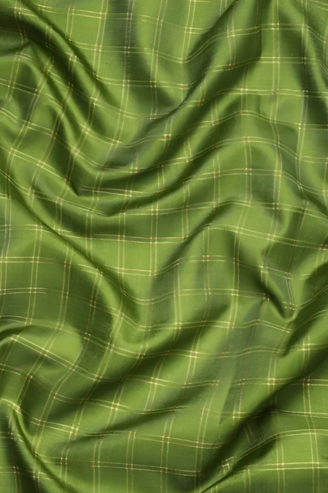 Studio close-up of border detailing on soft cotton silk