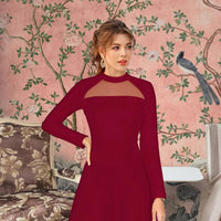 Model in poised stance exuding quiet power